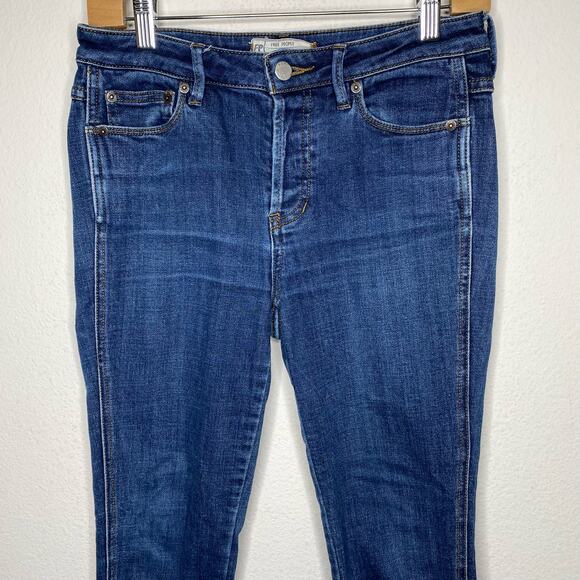Free People Payton Mid Rise Skinny Jeans, size 26 - Picture 2 of 4